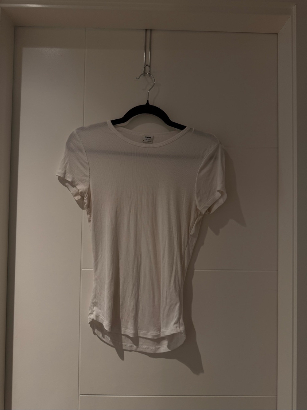 Sunday Best White Short Sleeve Crew Tee